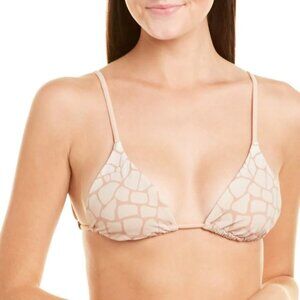 ONIA 'Alexa' Ombre Croc Bikini Swimsuit Top, Nude Multi
